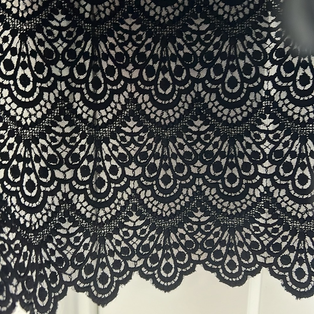 Broadway & Broome Lace Short Sleeve Top - Picture 5 of 7